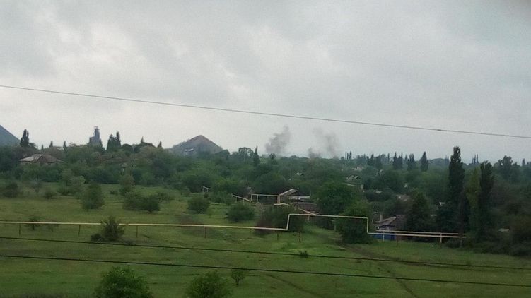 Под Горловкой на позициях
