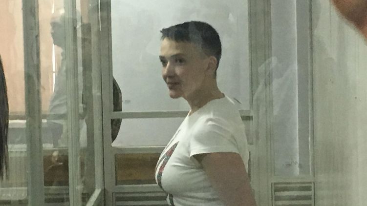 Похудевшая Савченко. Фото