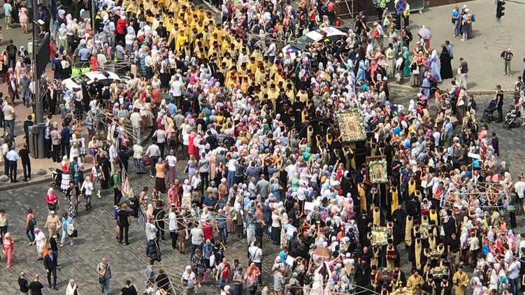 Крестный ход в Киеве. Фото -