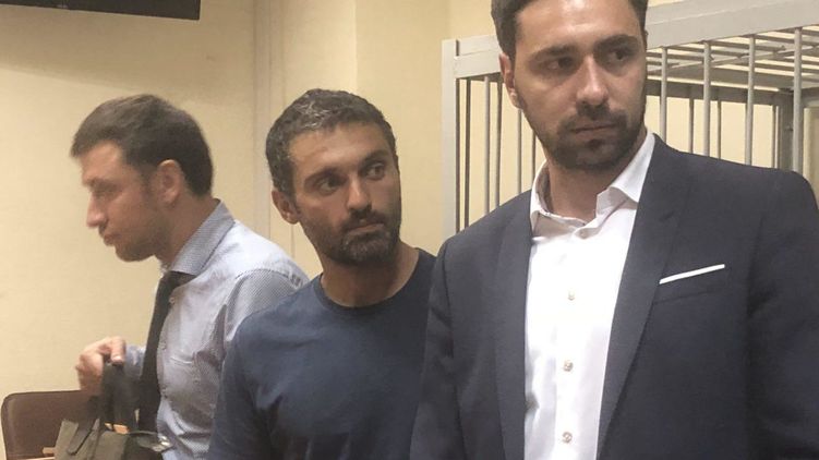 Тамразов в зале суда. Фото