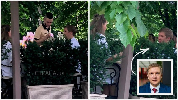 Андрей Коболев в ресторане