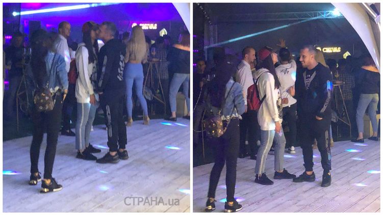 Дмитрий Линько в клубе на крыше ЦУМа, фото: