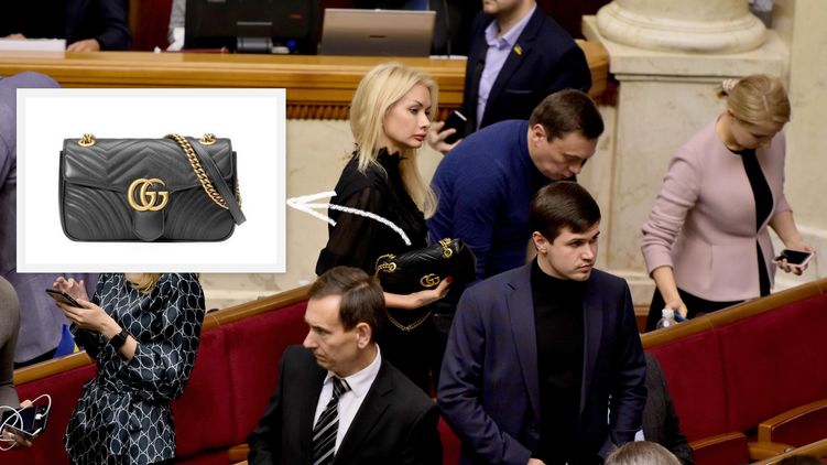 Ирина Аллахвердиева с сумочкой Gucci, фото: Изым Каумбаев,