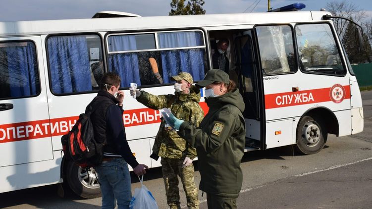 Коронавирус в Украине. Фото: Госпогранслужба