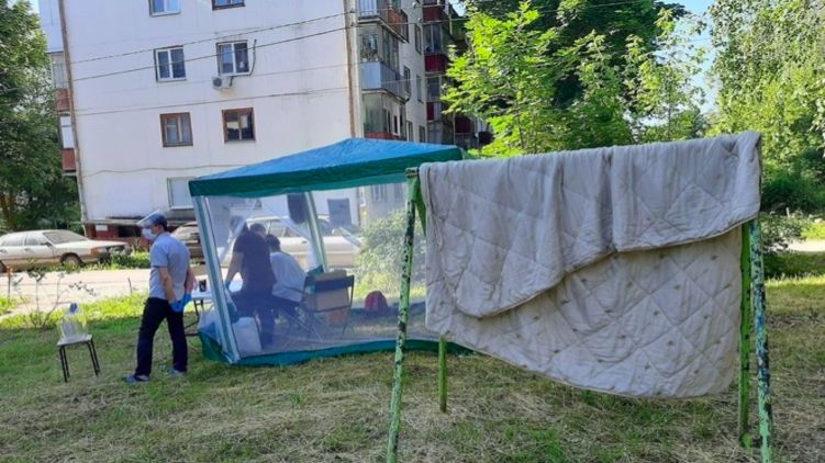 Один из избирательных участков в России. Фото движения