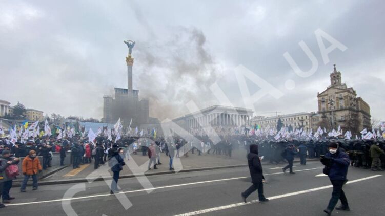Митинг SaveFOP в центре Киева. Фото