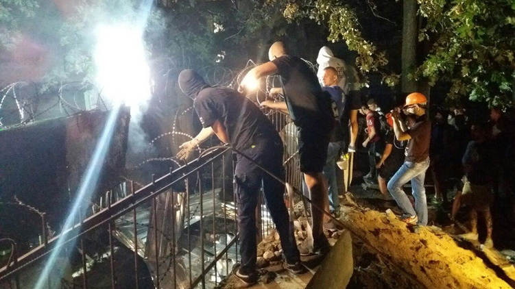 Битва за стройку на Святошино, фото: