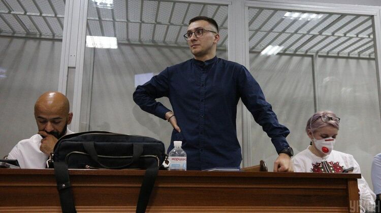 Сергей Стерненко на суде по убийству Кузнецова. Фото