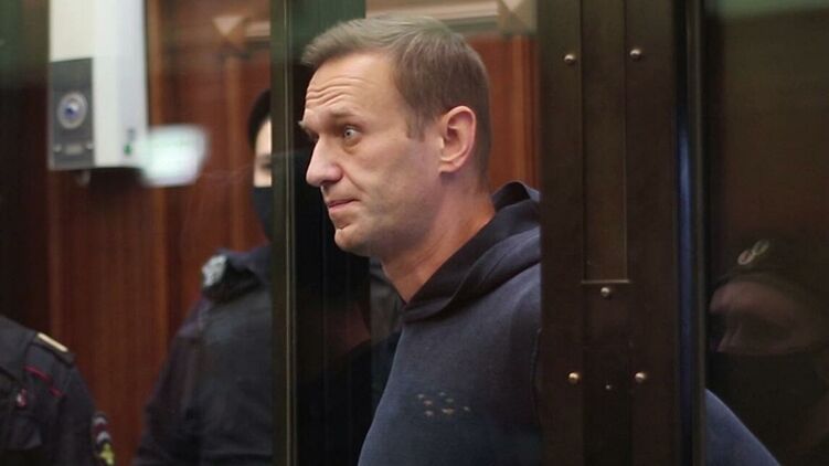 Алексей Навальный во время оглашения приговора 2 февраля. Фото: пресс-служба Мосгорсуда