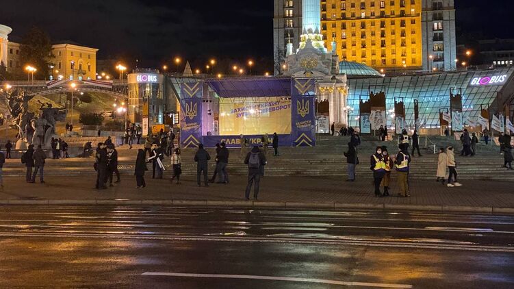 Митинги на Майдане в Киеве. Фото