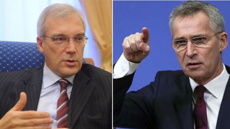 Александр Грушко и Йенс Столтенберг. Коллаж