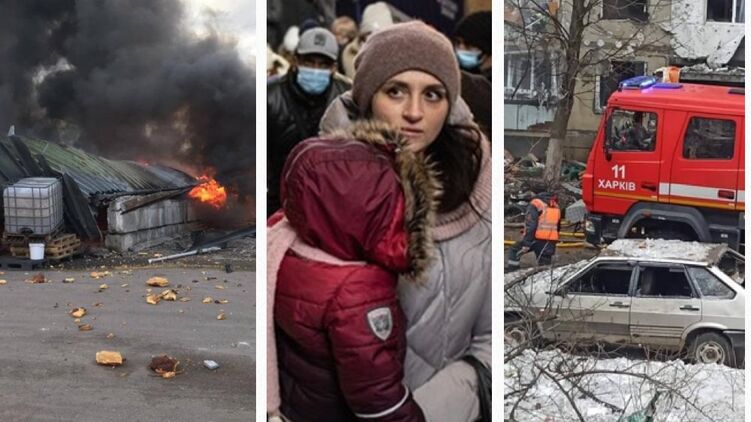 Война в Украине. Коллаж