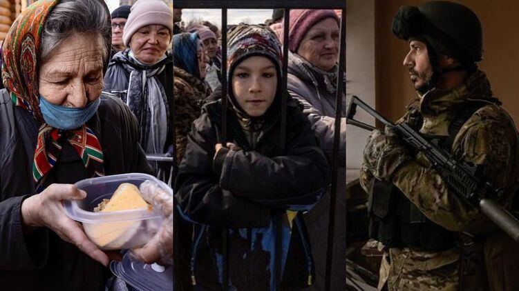 Лица войны. Коллаж
