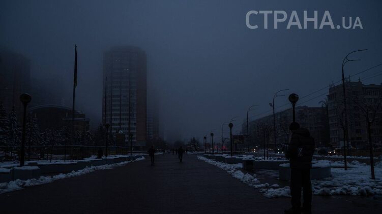 Киев после массовых отключений света. Фото