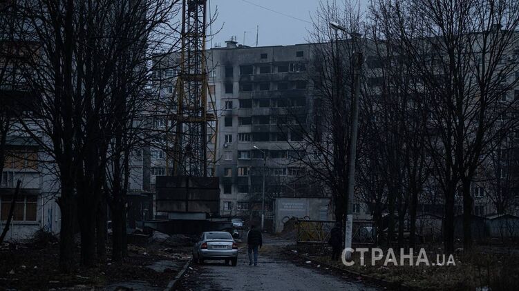 Харьковская Салтовка после российских обстрелов. Фото: