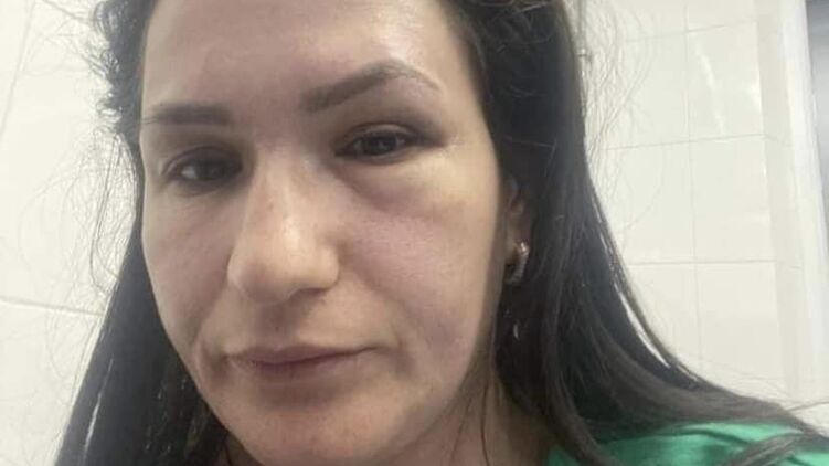 Вдова погибшего бойца ВСУ Любовь Васылив обвинила его брата в избиении прямо во время поминок на кладбище. Фото: Любовь Васылив