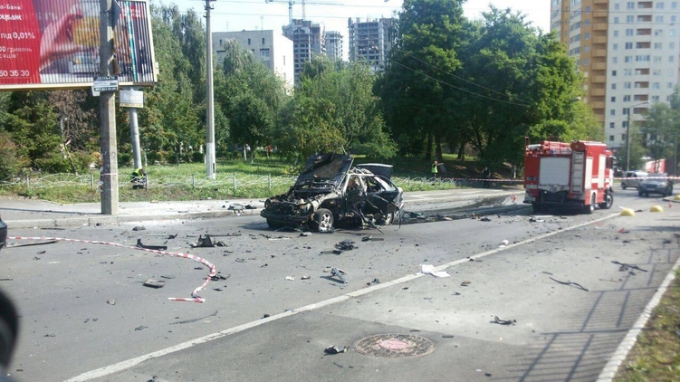 Машина контрразведчика Максима Шаповала взлетела на воздух утром 27 июня, Фото: