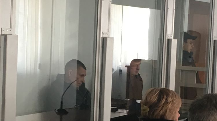 Обвиняемые в покушении на жизнь Антона Геращенко - Дмитрий Якоб (справа) и Святослав Жиренко, фото