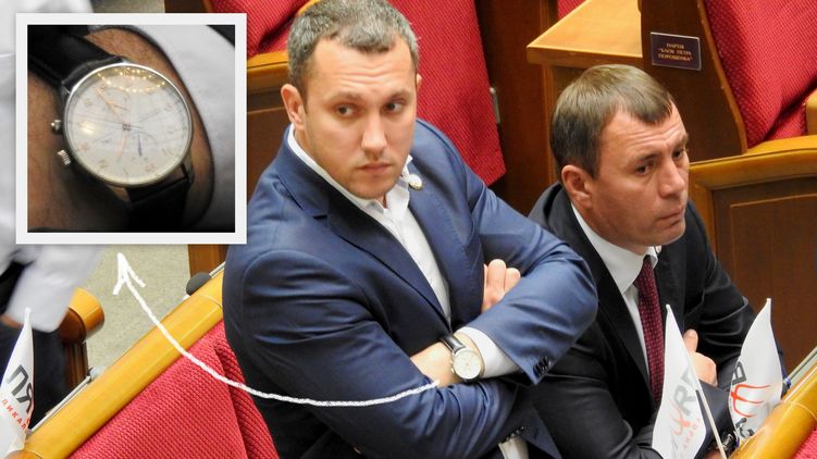 Нардеп Дмитрий Линько в часах от швейцарского бренда IWC, фото: Изым Каумбаев,