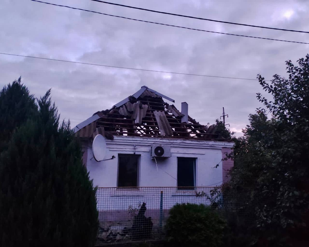 Обстрел Днепропетровской области 14 сентября. Фото последствий