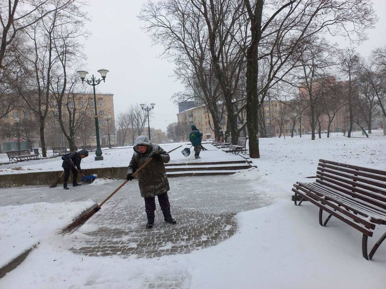 уборка снега в Харькове