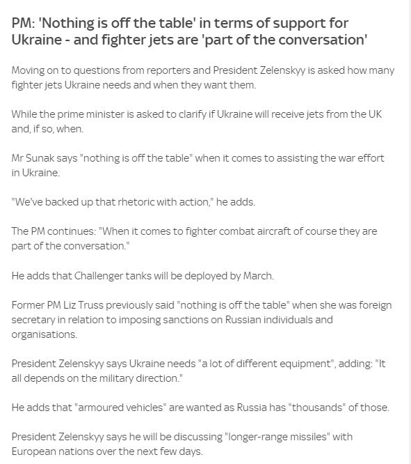 Скріншот із сайту Sky News