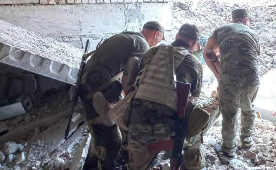 Последствия удара по базе ЧВК "Вагнера" в Попасной