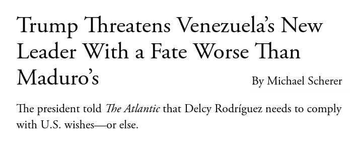 Трамп загрожує віце-президенту Венесуели і заявляє про права США на Гренландію.